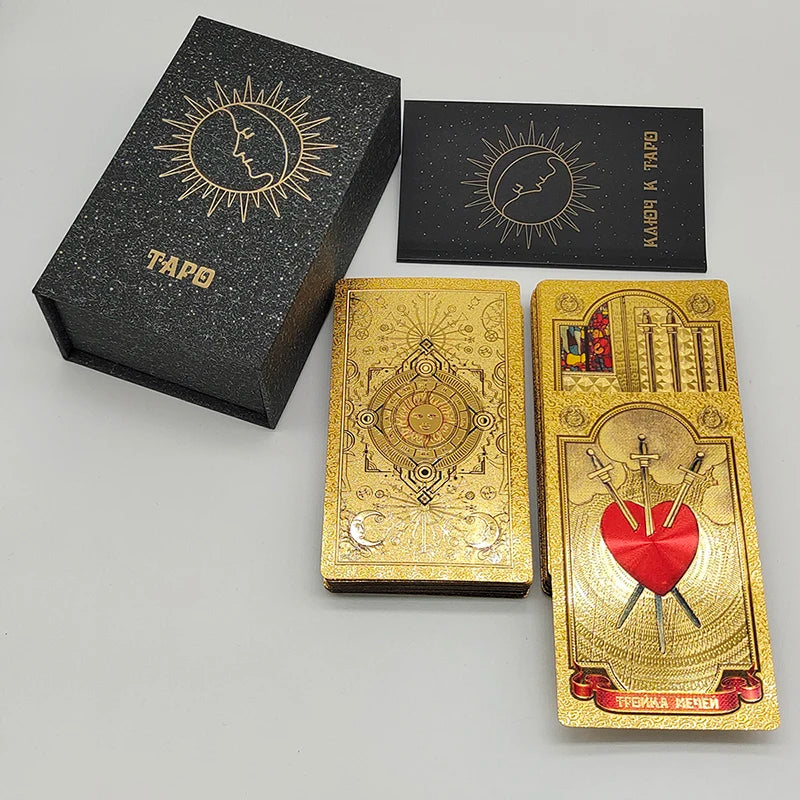 Premium Gold Foil Russian Tarot Deck