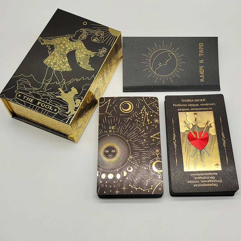 Premium Gold Foil Russian Tarot Deck