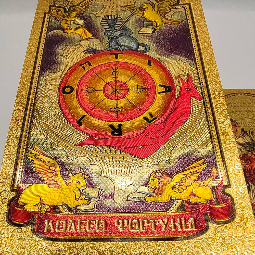 Premium Gold Foil Russian Tarot Deck