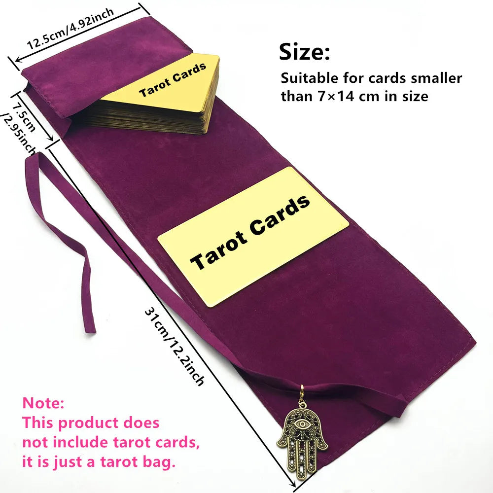Velvet Pouch for Tarot Deck Storage