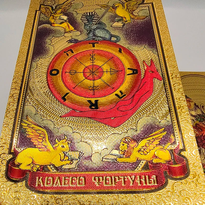 Premium Gold Foil Russian Tarot Deck