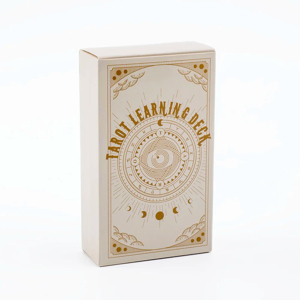 Tarot Learning Deck for Beginners 81 Cards Fortune Telling Game with English Meanings