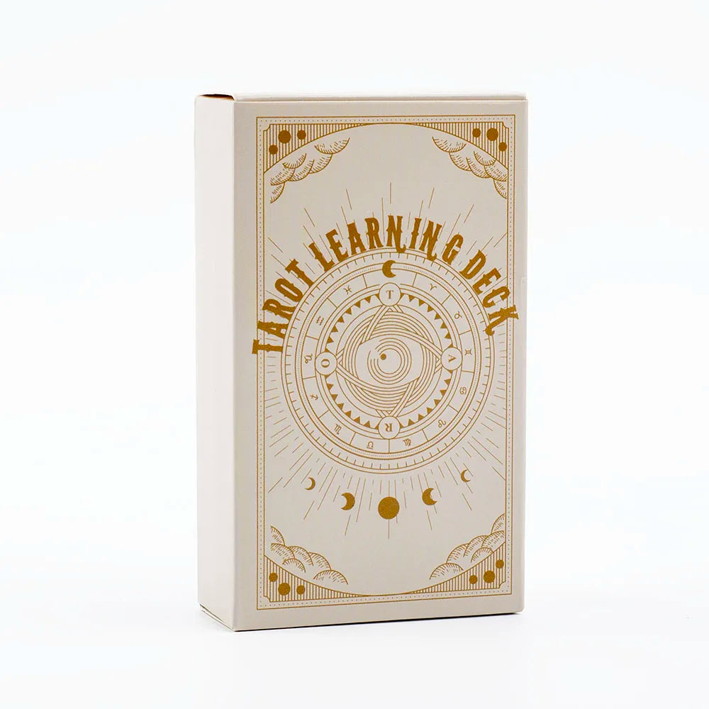 Tarot Learning Deck for Beginners 81 Cards Fortune Telling Game with English Meanings
