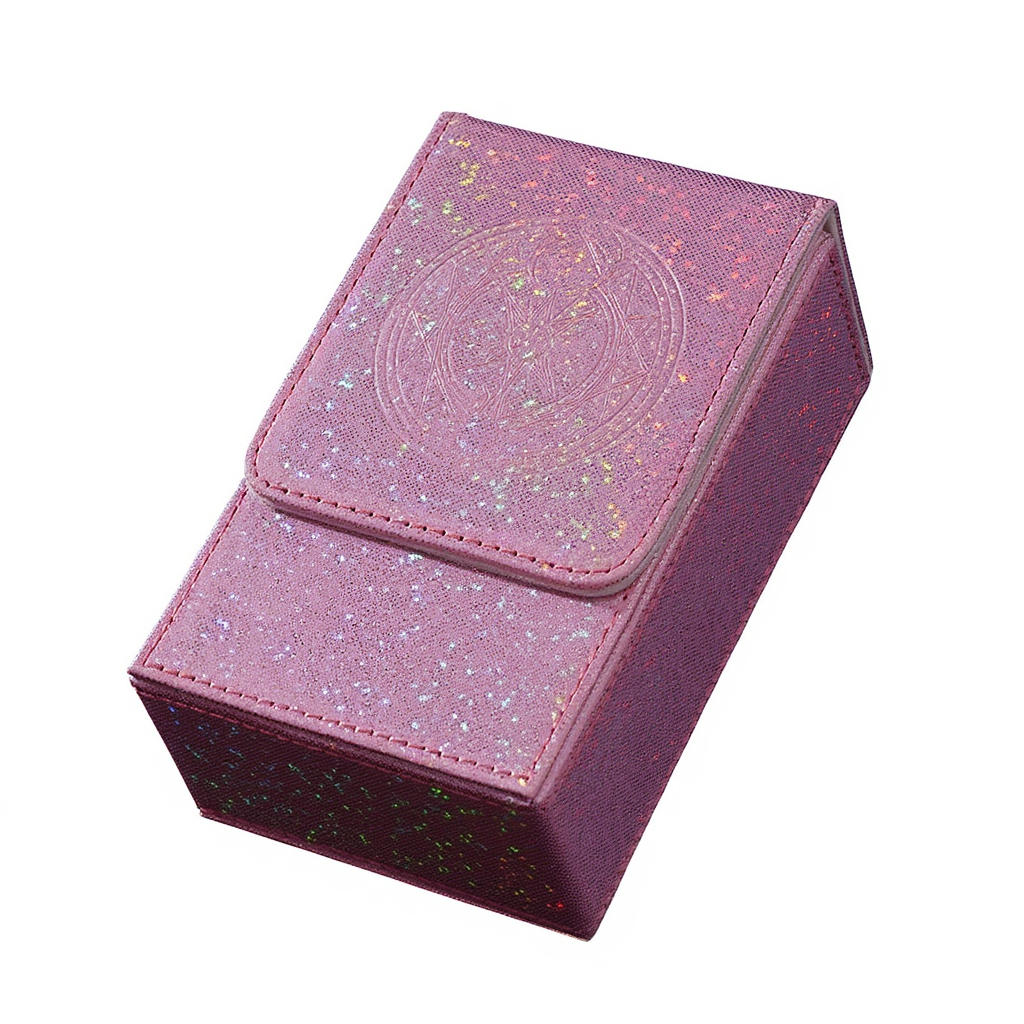 Tarot Card Box Case with Magnetic Lid Closure